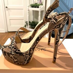 Simmi Snakeskin Sandals